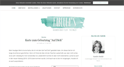 Desktop Screenshot of fabella.de