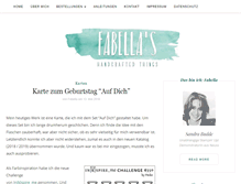 Tablet Screenshot of fabella.de